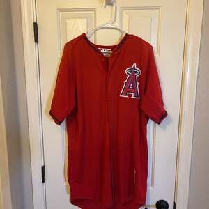 Majestic Los Angeles Angels Batting Practice Baseball Jersey